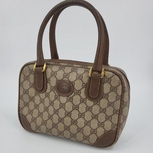 SOLD - GUCCI Supreme Handbag Doctor Bag Dome Satchel Vintage